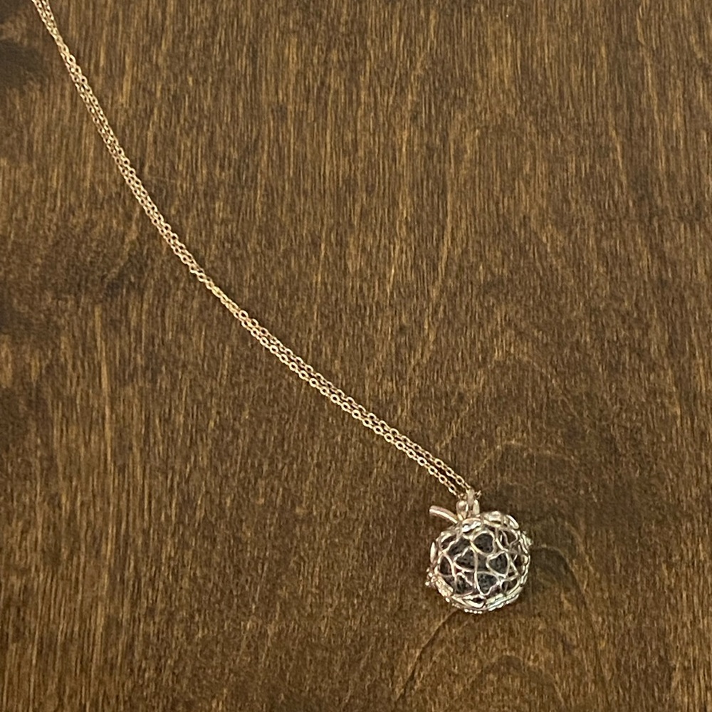Aromatherapy Apple Necklace